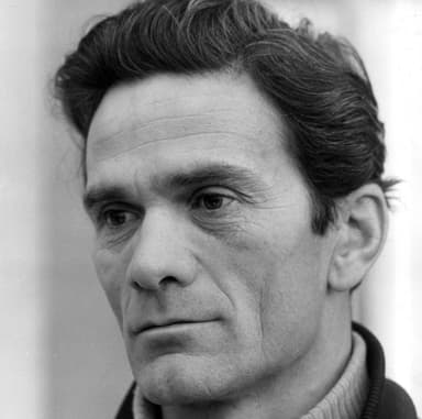 Pier Paolo Pasolini Pier Paolo Pasolini