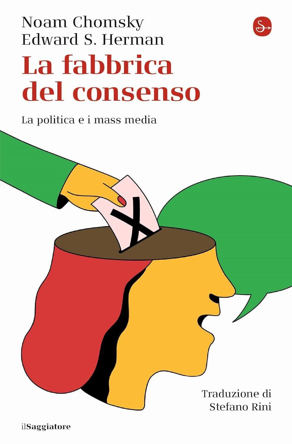 Libro "La fabbrica del consenso" di Noam Chomsky