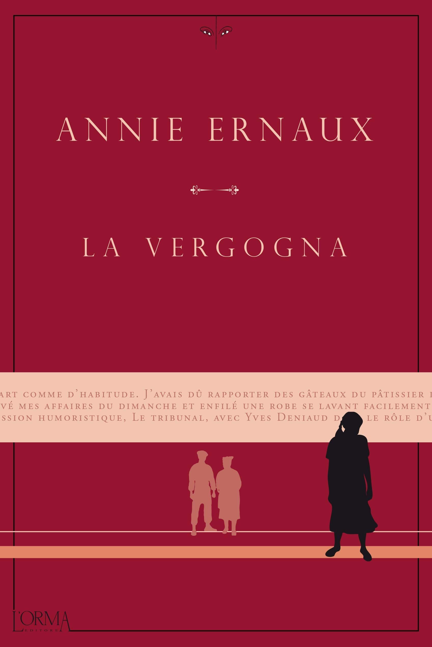 Libro "La vergogna" di Annie Ernaux Libro "La vergogna" di Annie Ernaux