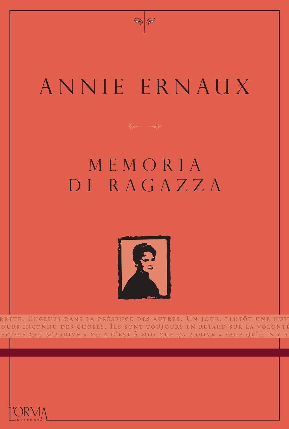 Libro "Memoria di ragazza" di Annie Ernaux Libro "Memoria di ragazza" di Annie Ernaux